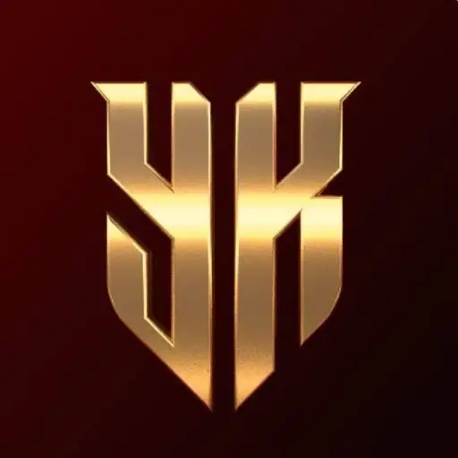 yk word with golden word logo